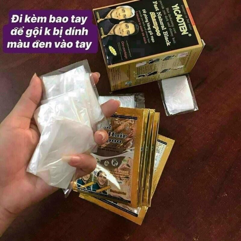 Dầu Gội nhuộm đen tóc Yicoten
