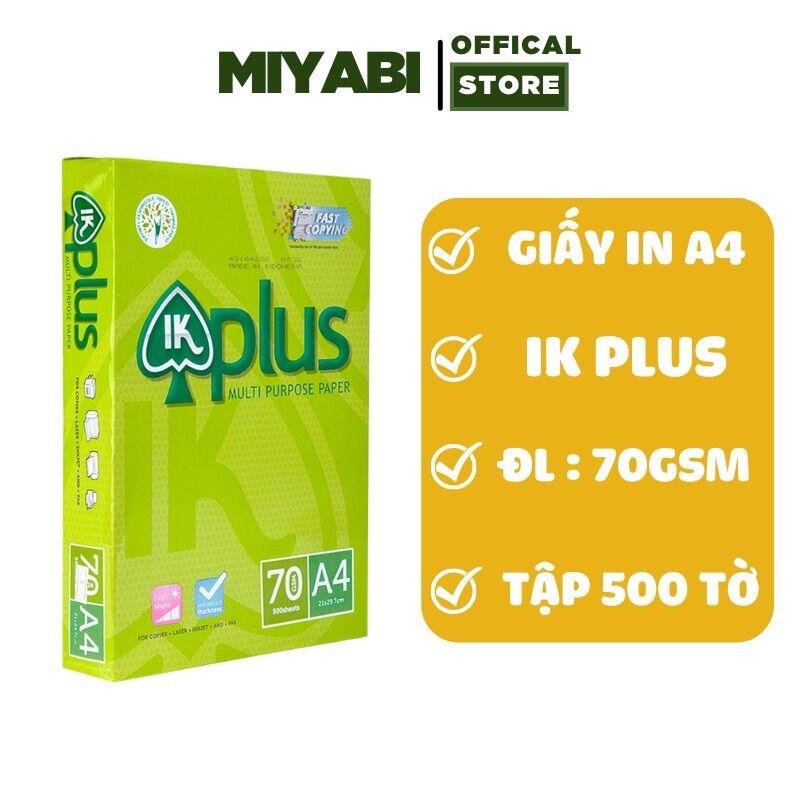 Giấy in Ik Plus A4