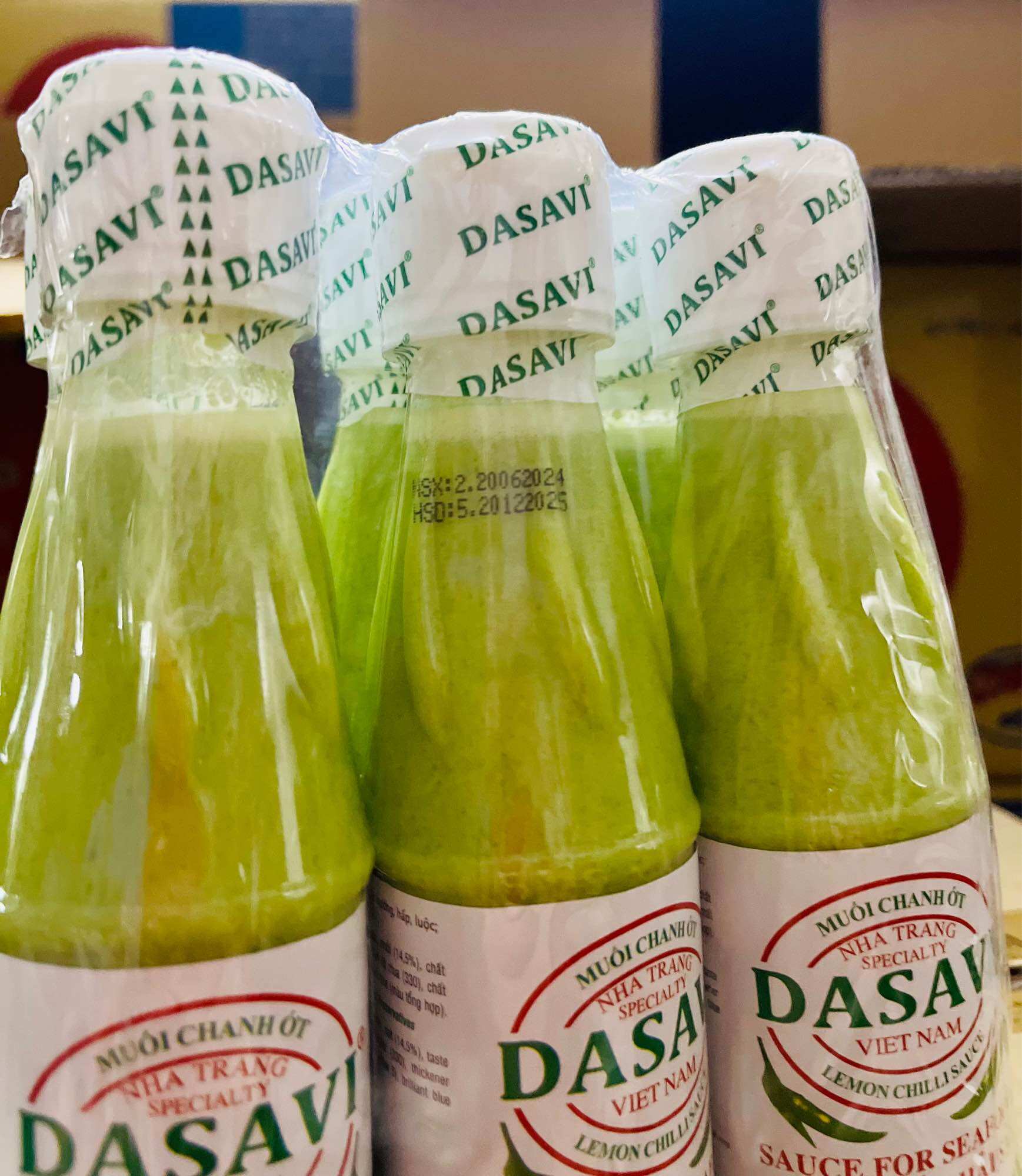 Muối chanh ớt Dasavi chai (130-260g)