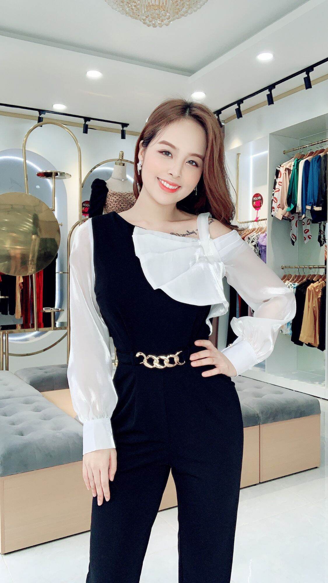 Jumpsuit thiết kế tiểu thư cao cấp