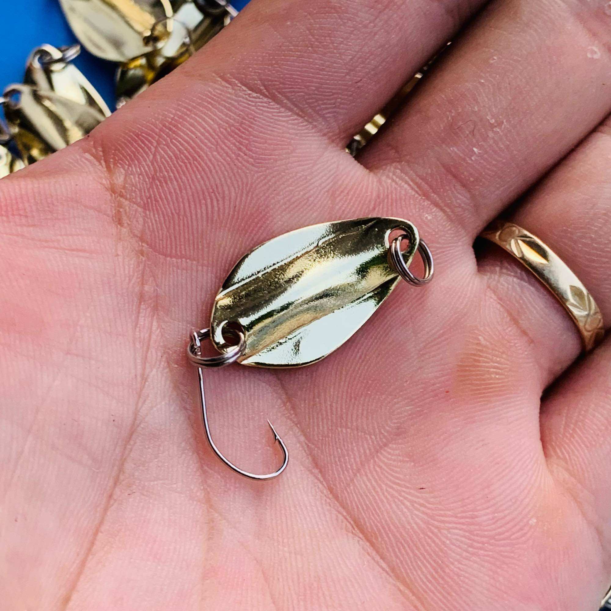 Thìa lượn spoon 2g câu cá mương mồi giả câu rô phi