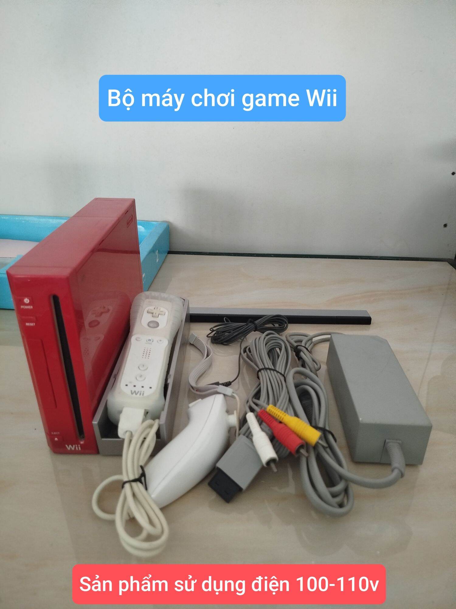 Bộ máy chơi game Wii NINTENDO RVL-001(JPN), hàng si Nhật