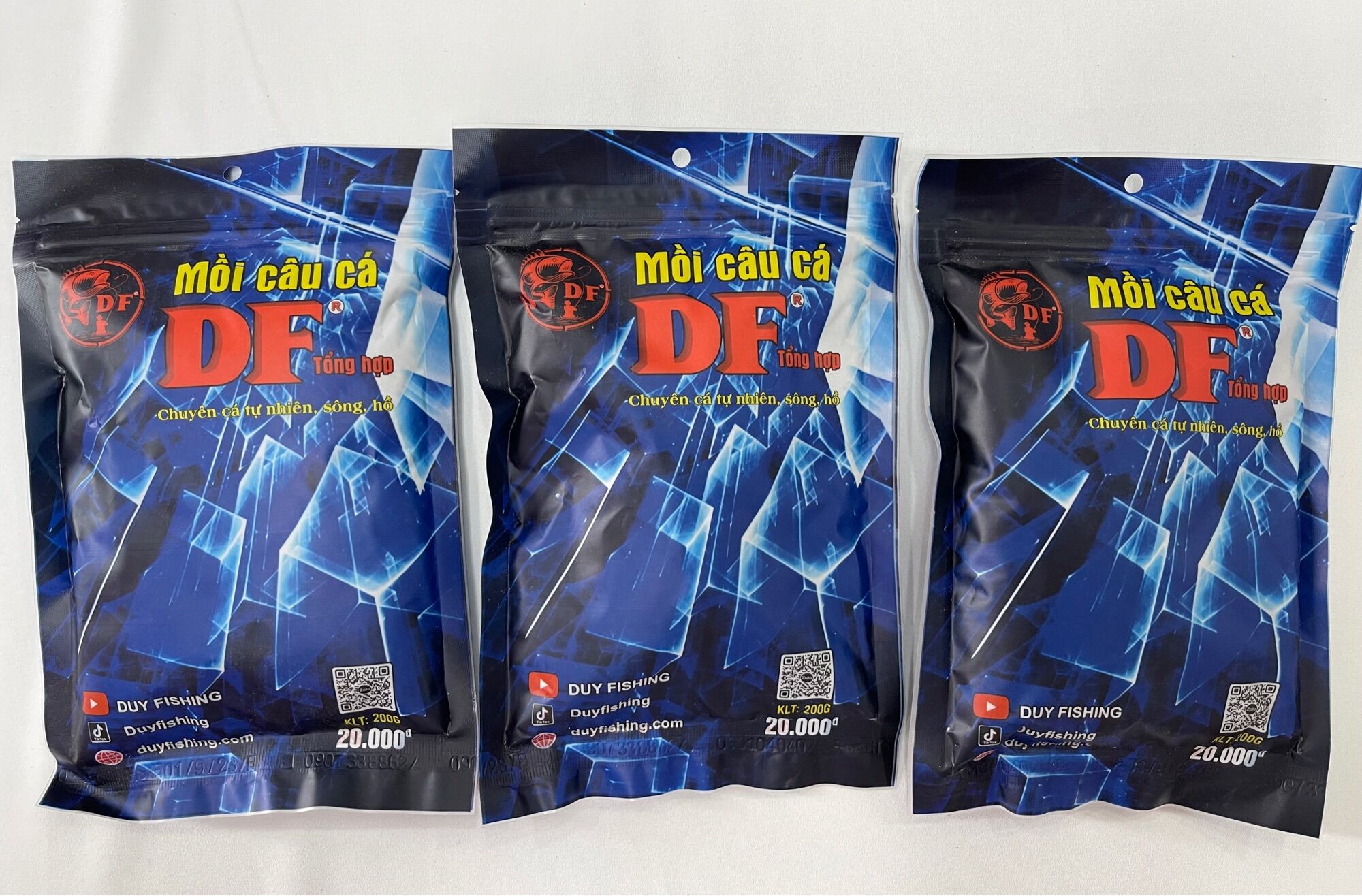 10 bịch mồi câu cá df tổng hợp câu chép, rô phi, chim, trôi, trê