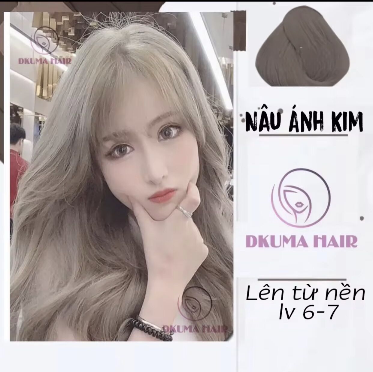 Thuốc nhuộm tóc Nâu Ánh Kim