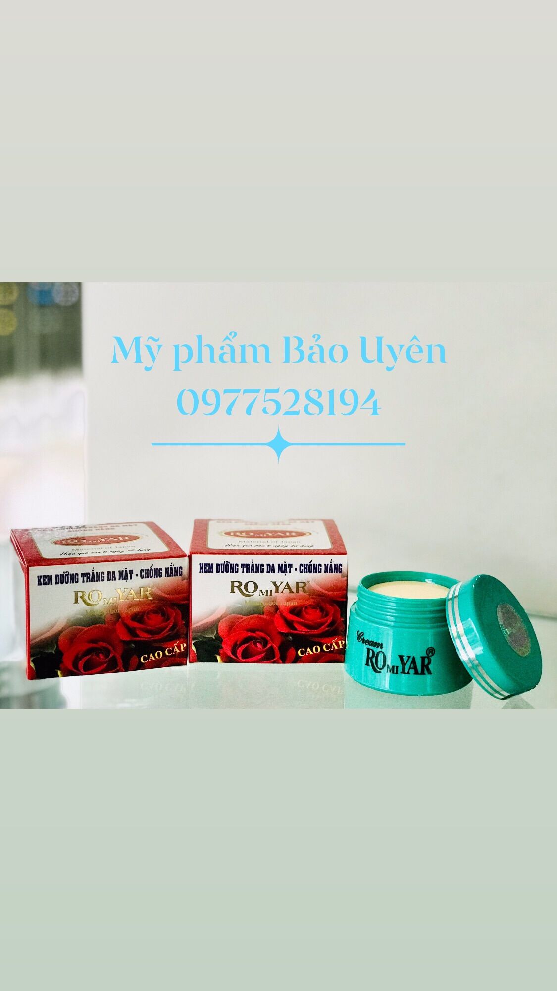 Kem dưỡng trắng da mặt chống nắng 15g