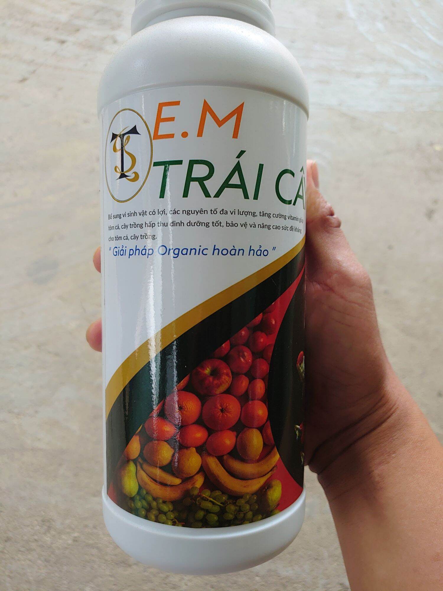 Vi sinh e.m trái cây - dạng chai 1l