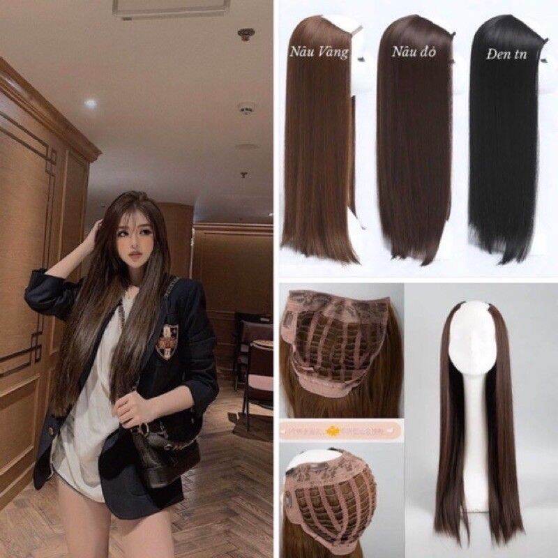 Tóc kẹp U ❤️FREESHIP❤️tóc kẹp U thẳng dài[MẪU MỚI NHẤT]