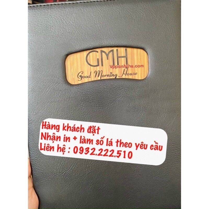 CUỐN BÌA MENU DA 10 LÁ A4 205