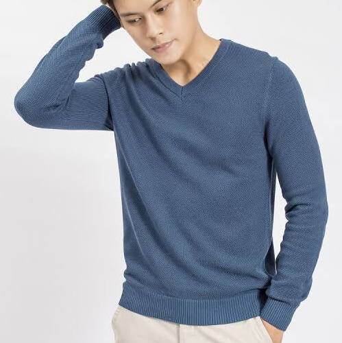 Áo Len nam mỏng xanh navy