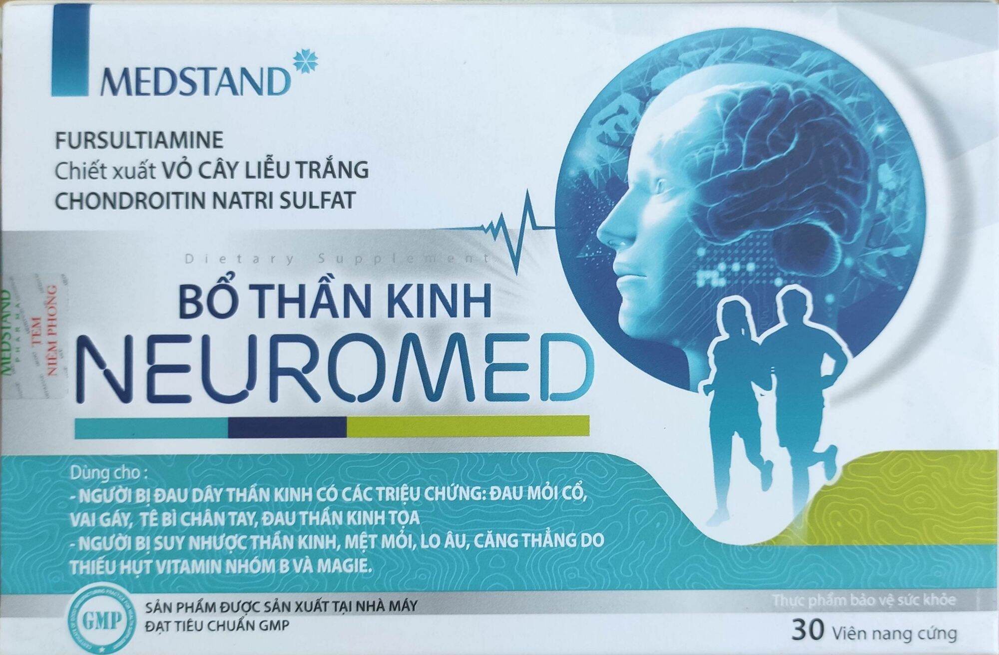 Bổ thần kinh neuromed- giảm đau mỏi vai gáy tê bì chân tay