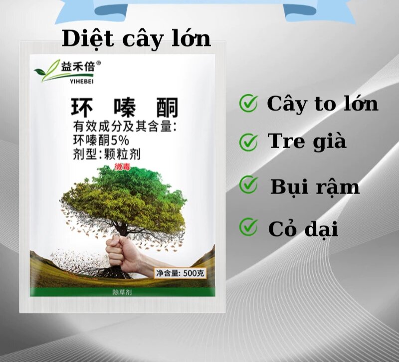 Dũng sĩ diệt cây lớn diệt cây lớn.bụi tre cây dây leo chỉ cần rắc ko phãi chặt
