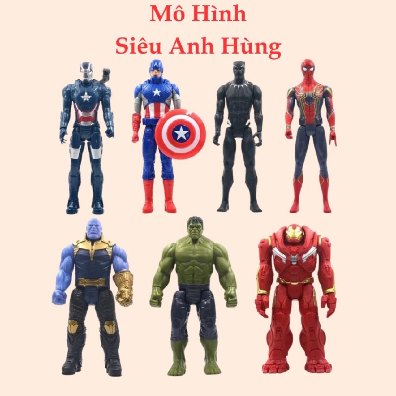Vĩ đồ chơi 3 siêu anh hùng loại to/Đồ chơi siêu nhân/Đồ chơi cho bé