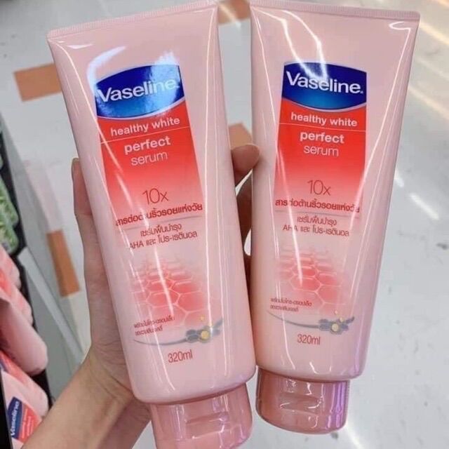 Tinh chất dưỡng thể trắng da Vaseline 10x cam kết sản phẩm đúng mô tả chất lượng đảm bảo an toàn cho người sử dụng