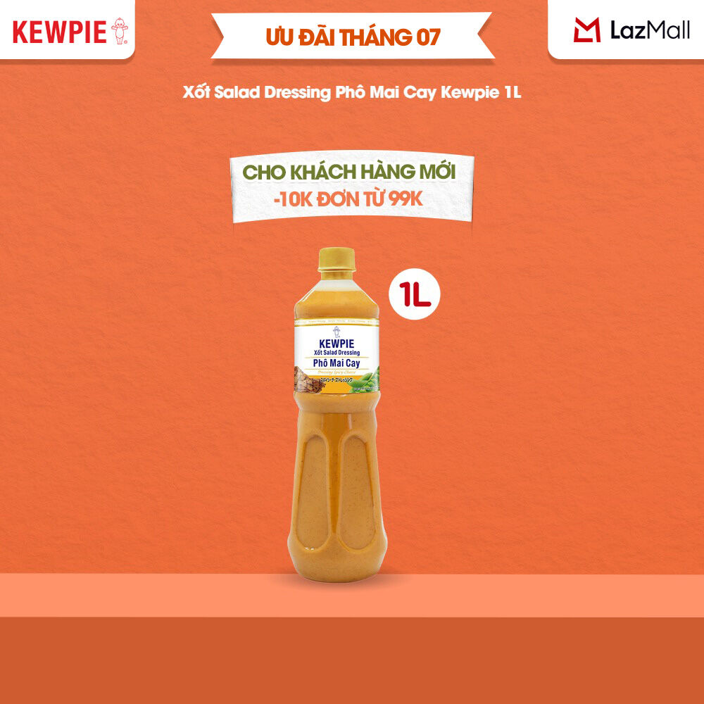 Xốt Salad Dressing Phô Mai Cay Kewpie 1L