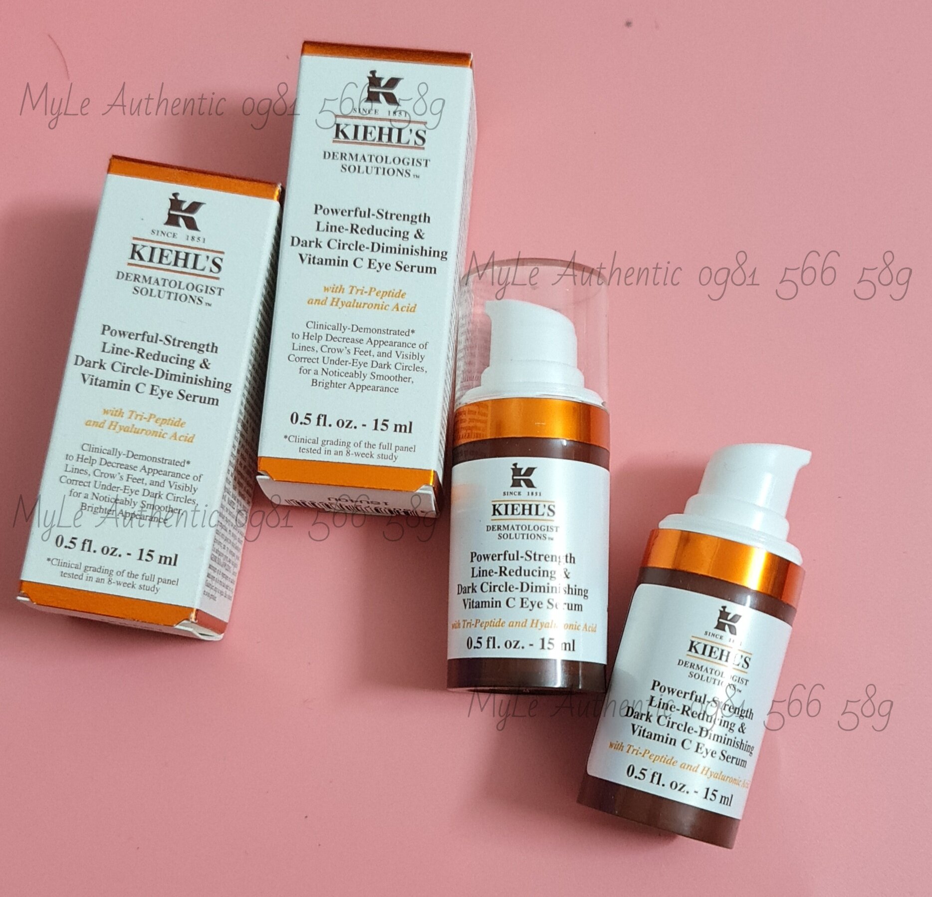 Kiehls Kem Mắt Làm Sáng& xóa Nhăn Powerful Strength Reducing Eye Brightening