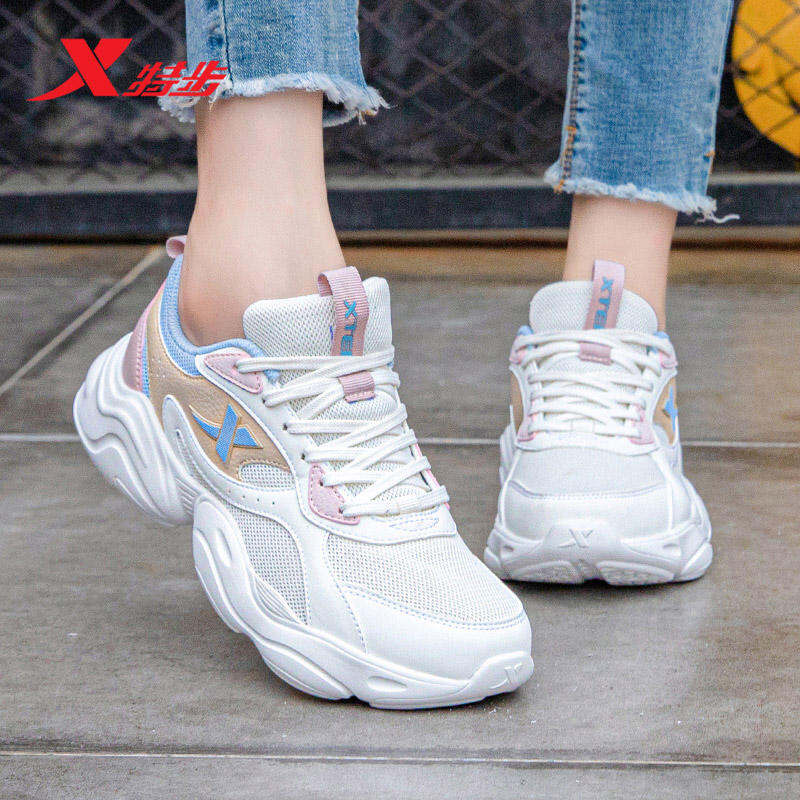 Giày Nữ Xtep Giày Thể Thao Giày Lưới Mùa Thu Cho Nữ Giày Chạy Bộ Thường Ngày Mặt Lưới Thoáng Khí Cửa Hàng Flagship Chính Thức Mẫu Nữ