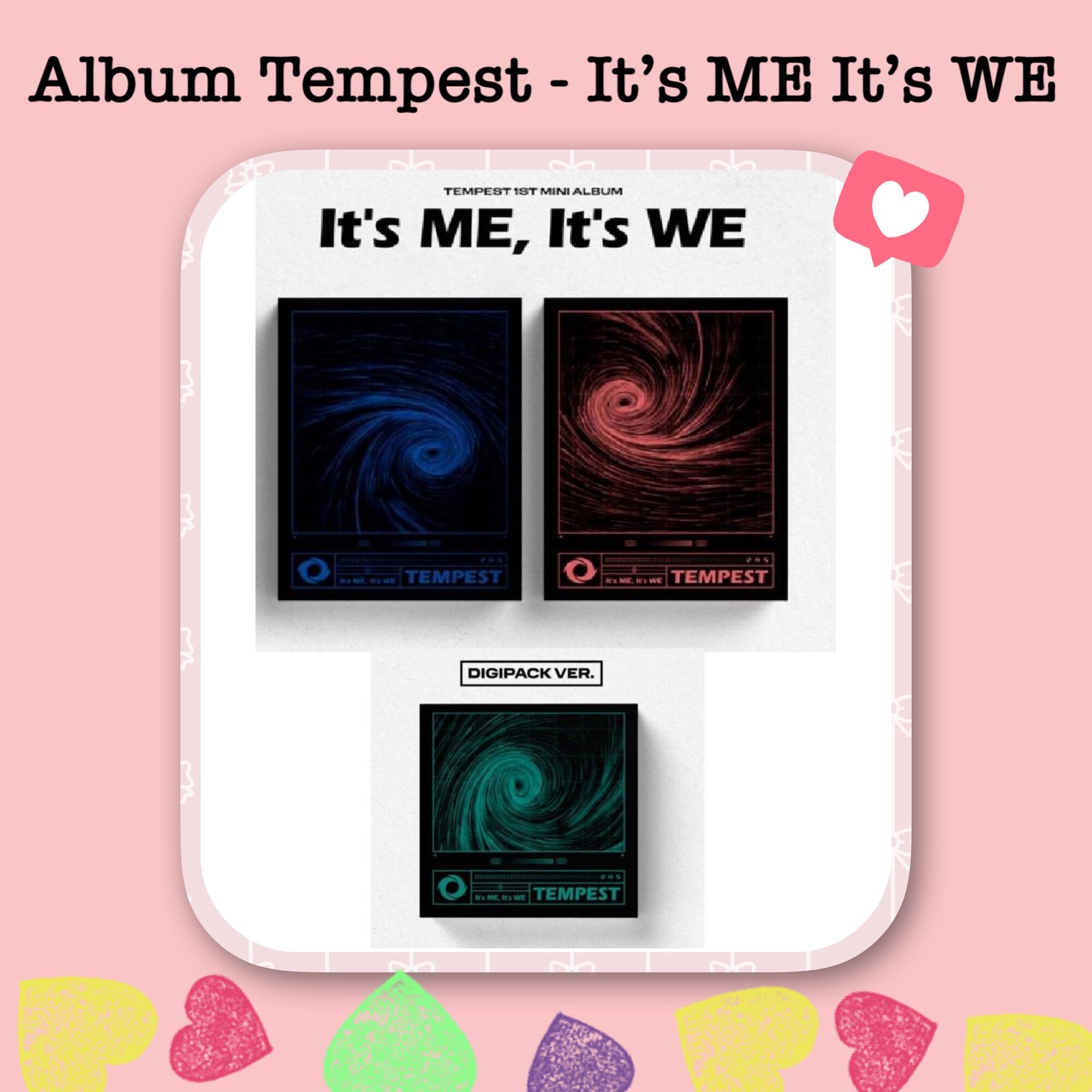 Album tempest - it's me it's we có sẵn chkp