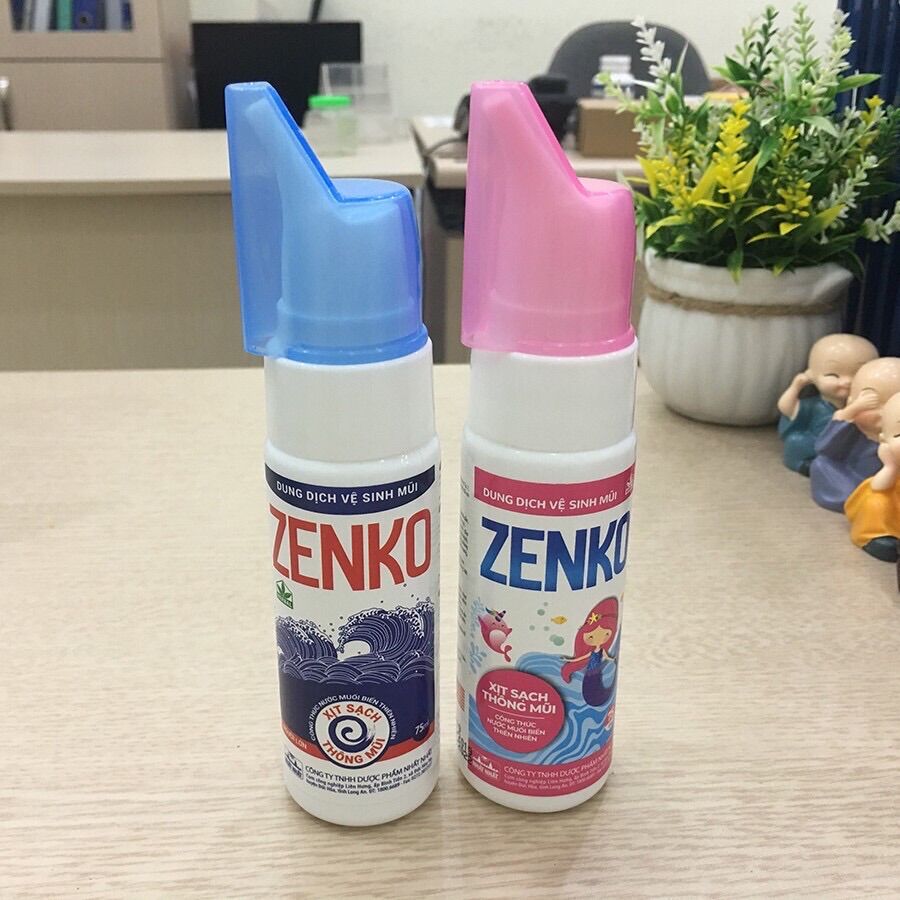 DUNG DỊCH VỆ SINH MŨI ZENKO chai 75ml