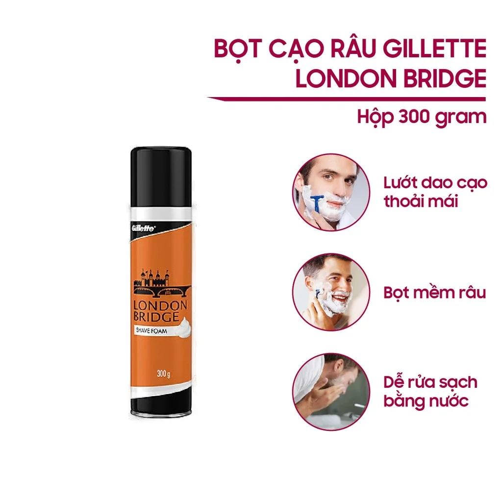 Bọt cạo râu Gillette 300g giá sỉ