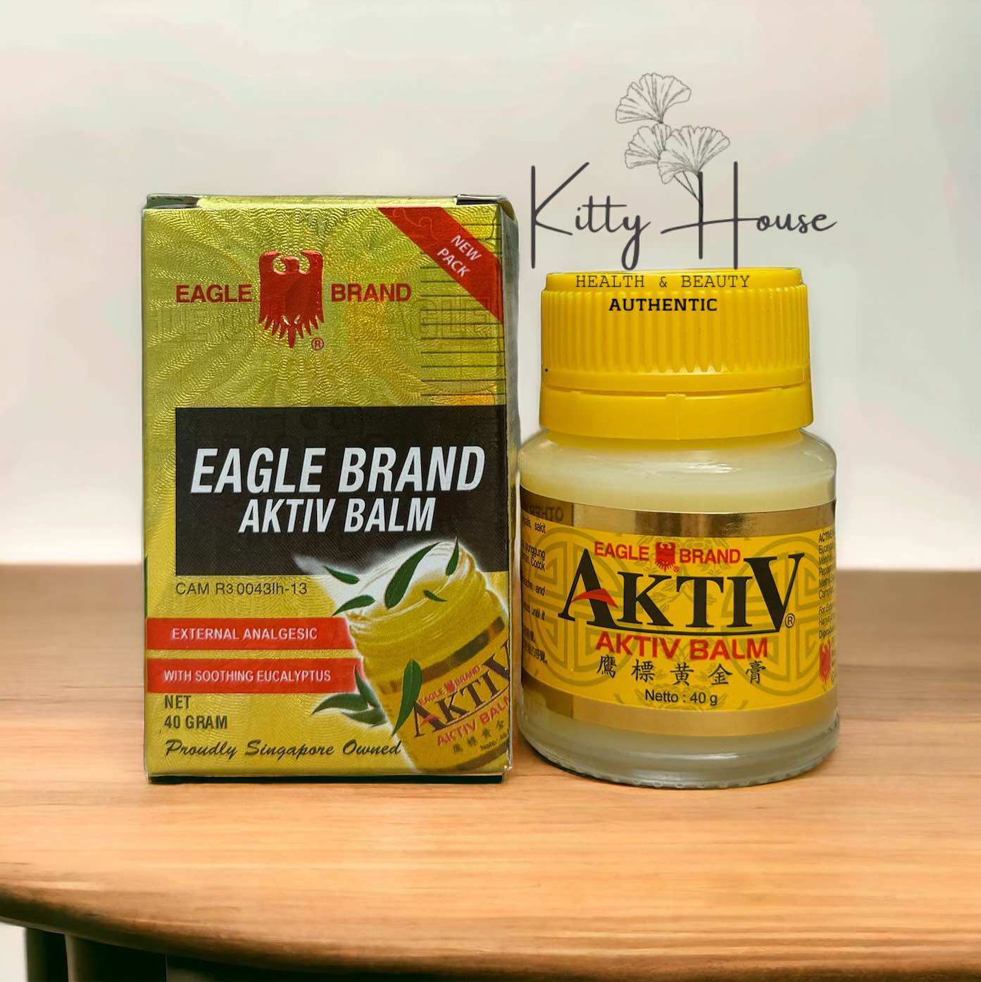 Dầu cù là vàng Eagle Brand Aktiv Balm lọ 40g
