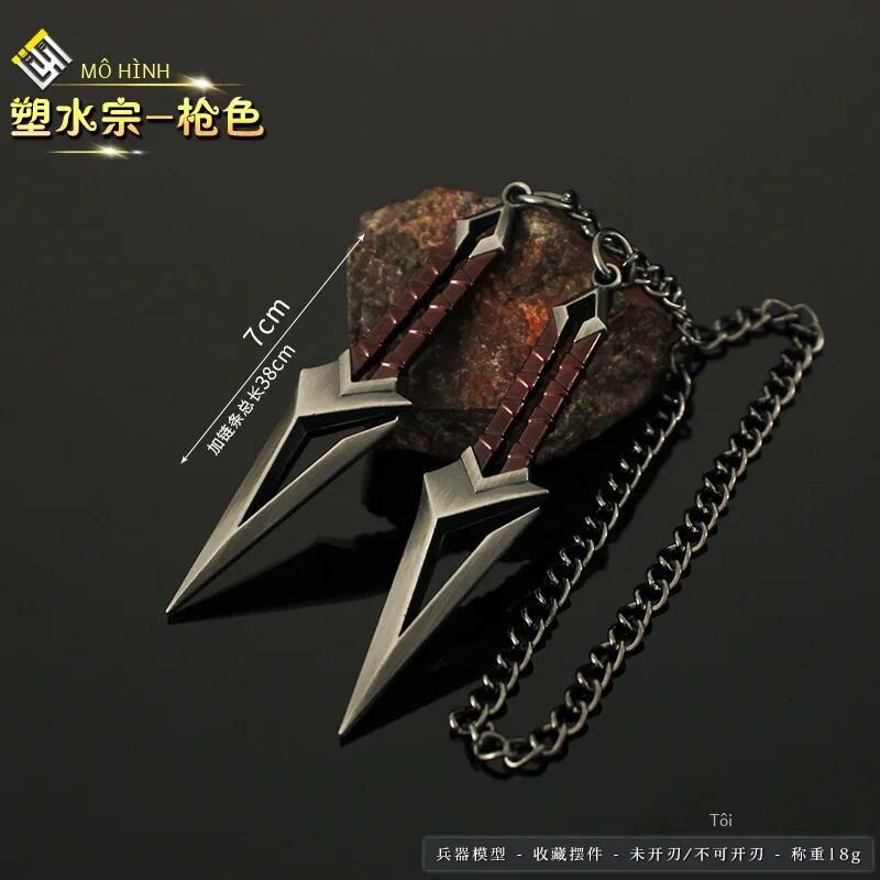 Valorant Kuronami No Yaiba Cấp 2 Kunai Ninja Chất Cận Chiến Kim Loại Vũ Khí Mô Hình Vật Trang Trí Đồ