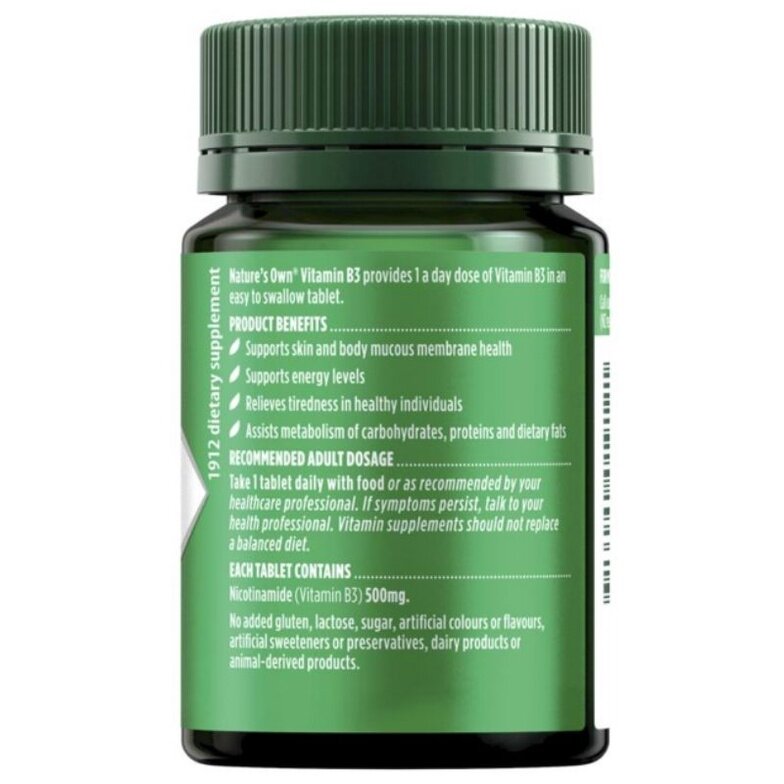 Vitamin B3 500mg Nature's OWN 60 viên