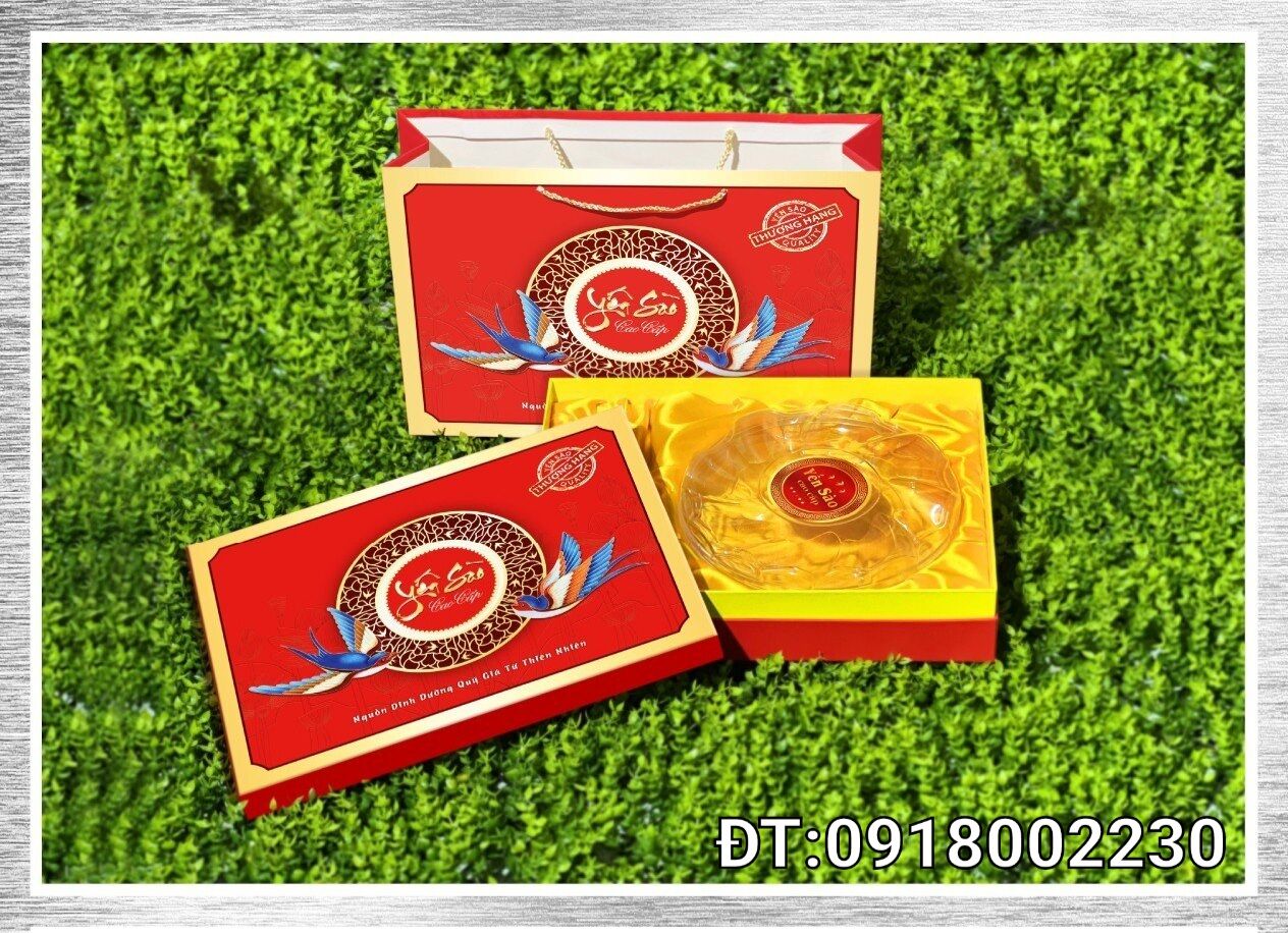 HỘP ĐỰNG YẾN SÀO (khay táo +đường)