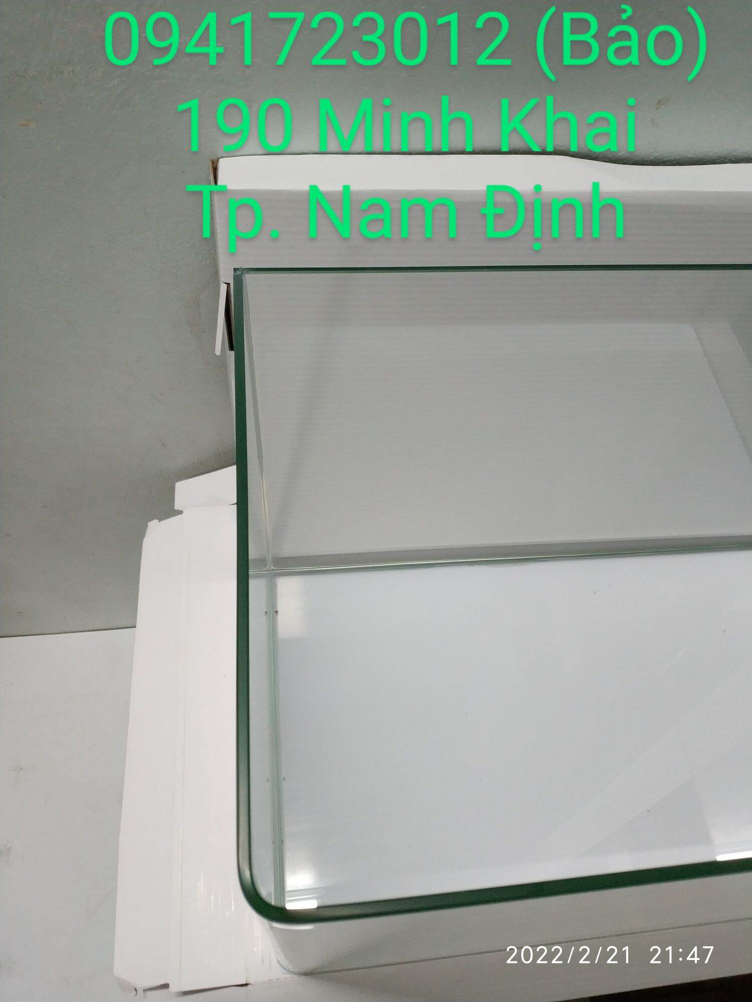 Bể cá kính đúc Minjiang 35x21x24cm