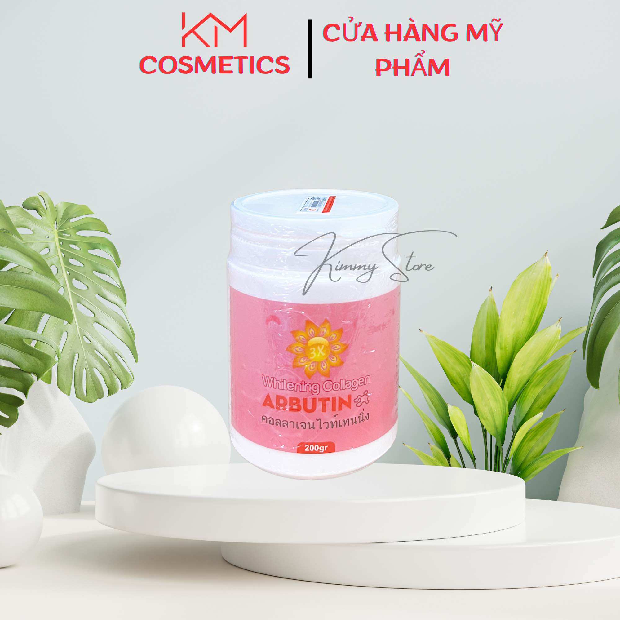 Kem kích trắng Abutine 3C3 lẻ hũ 200g