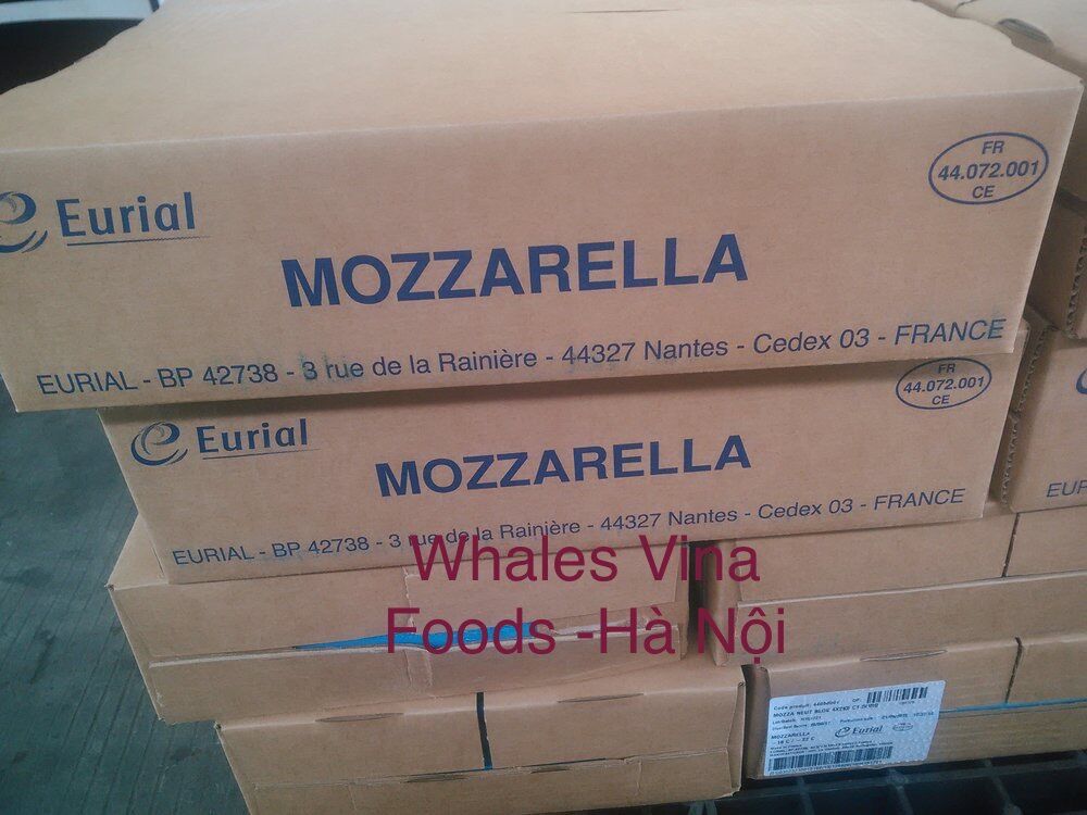 [Phô mai Chuẩn Pháp]- Mozzarella Pháp Khối 500 gram túi Zip.