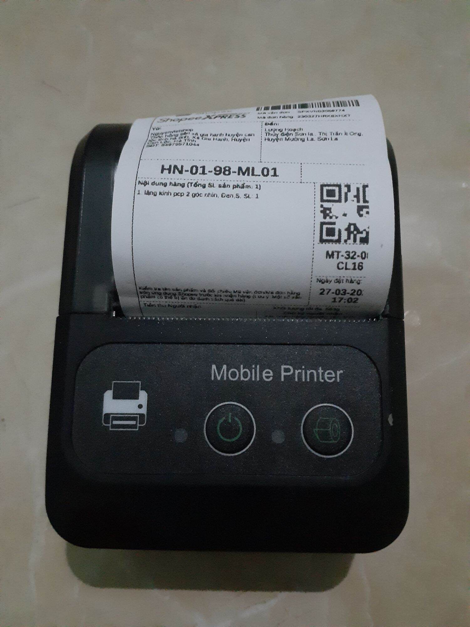 máy in nhiệt Bluetooth