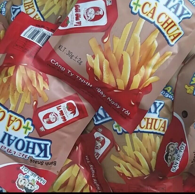 COMBO 10/20/30 GÓI SNACK KHOAI TÂY CÀ CHUA