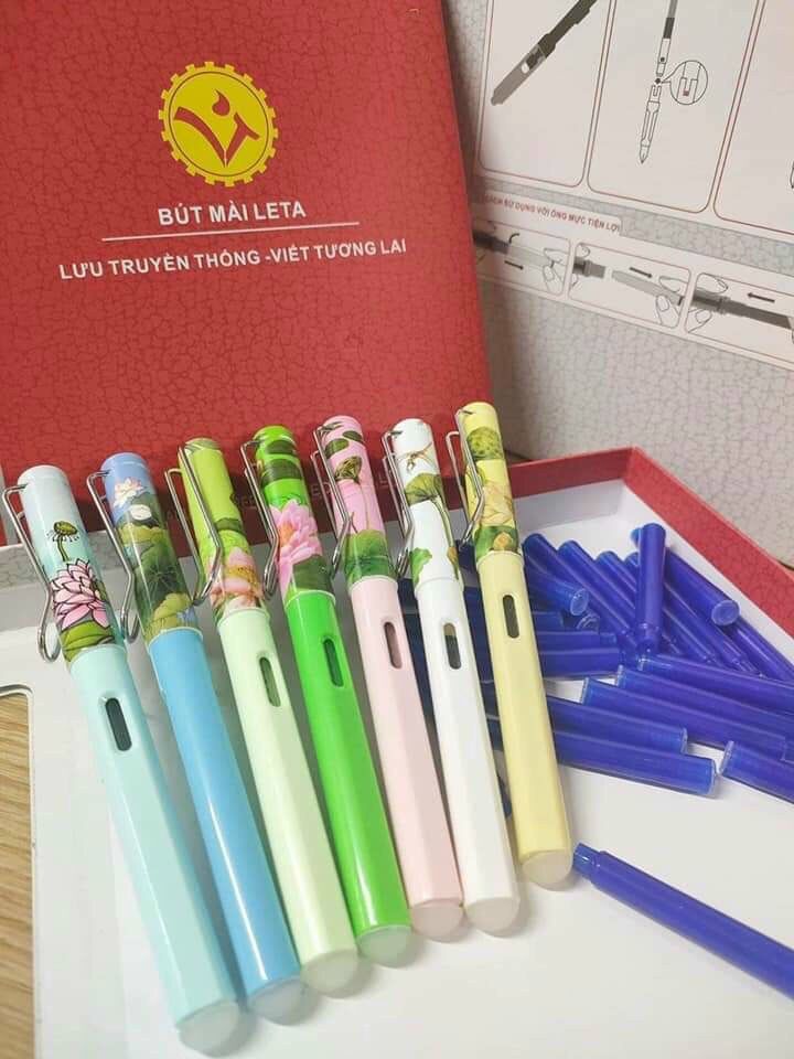 Bút mực luyện viết Leta Hoa sen