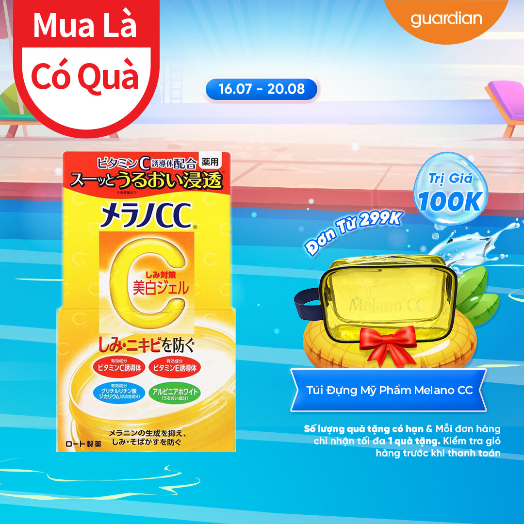 Gel dưỡng trắng da whitening gel cc melano cc 100gr