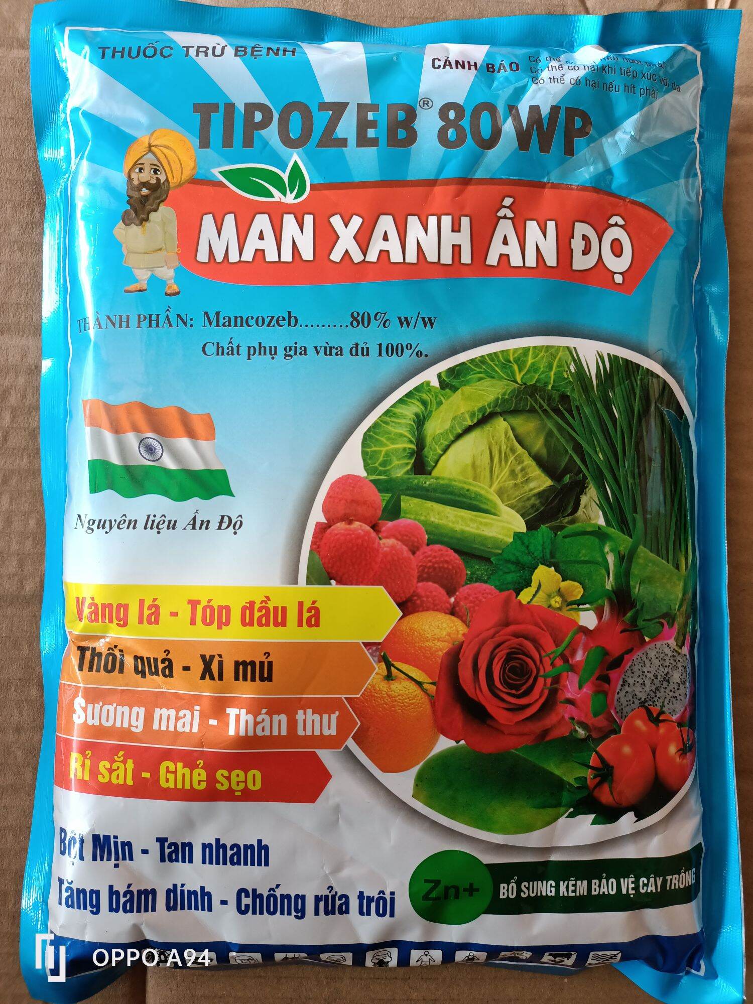 Thuốc trừ bệnh SANCOZEB 80wp MAN XANH Ấn Độ