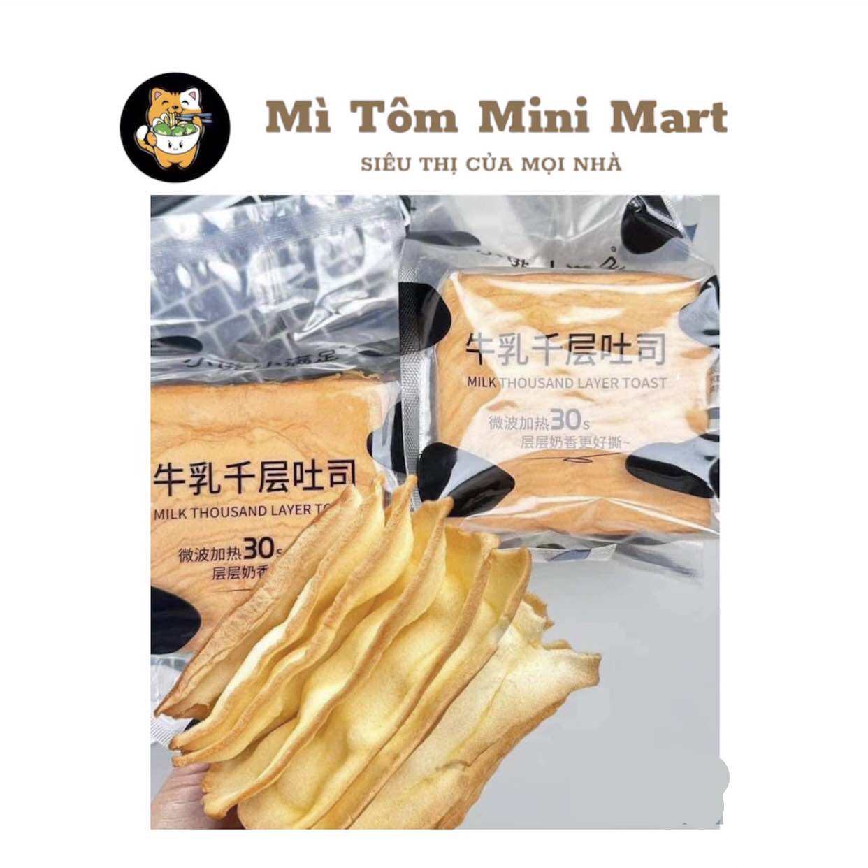 Bánh mì gối ngàn lớp bánh mì bơ sữa ngàn lớp