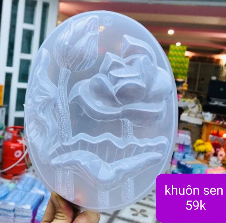 Khuôn rau câu hoa sen 18cm