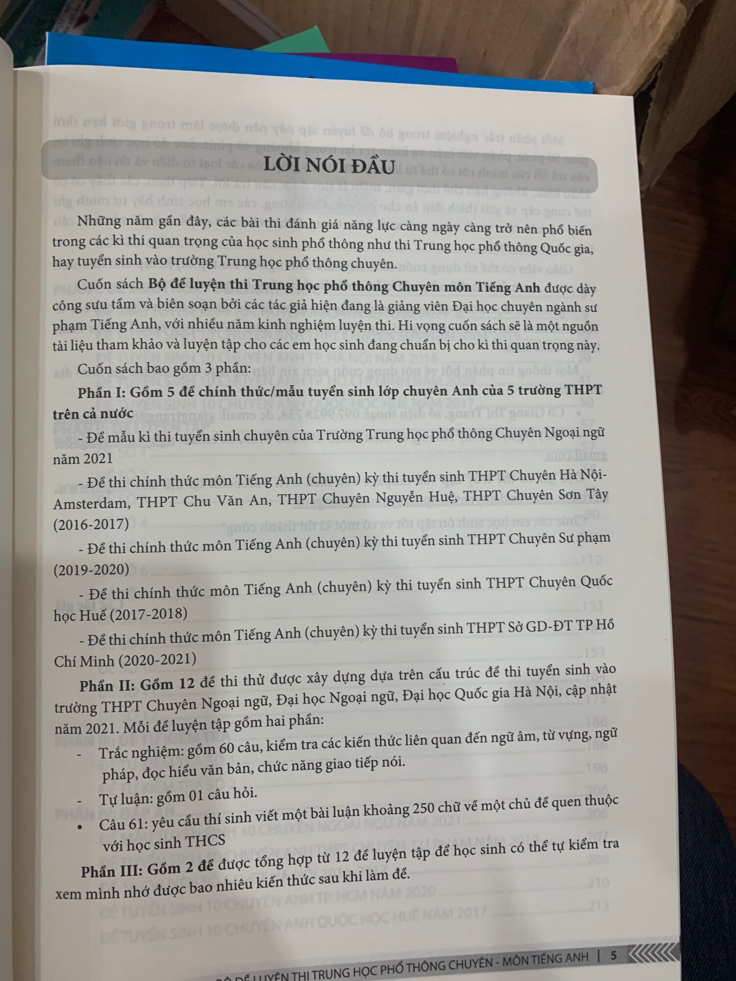 Bộ đề luyện thi thpt chuyên môn tiếng anh