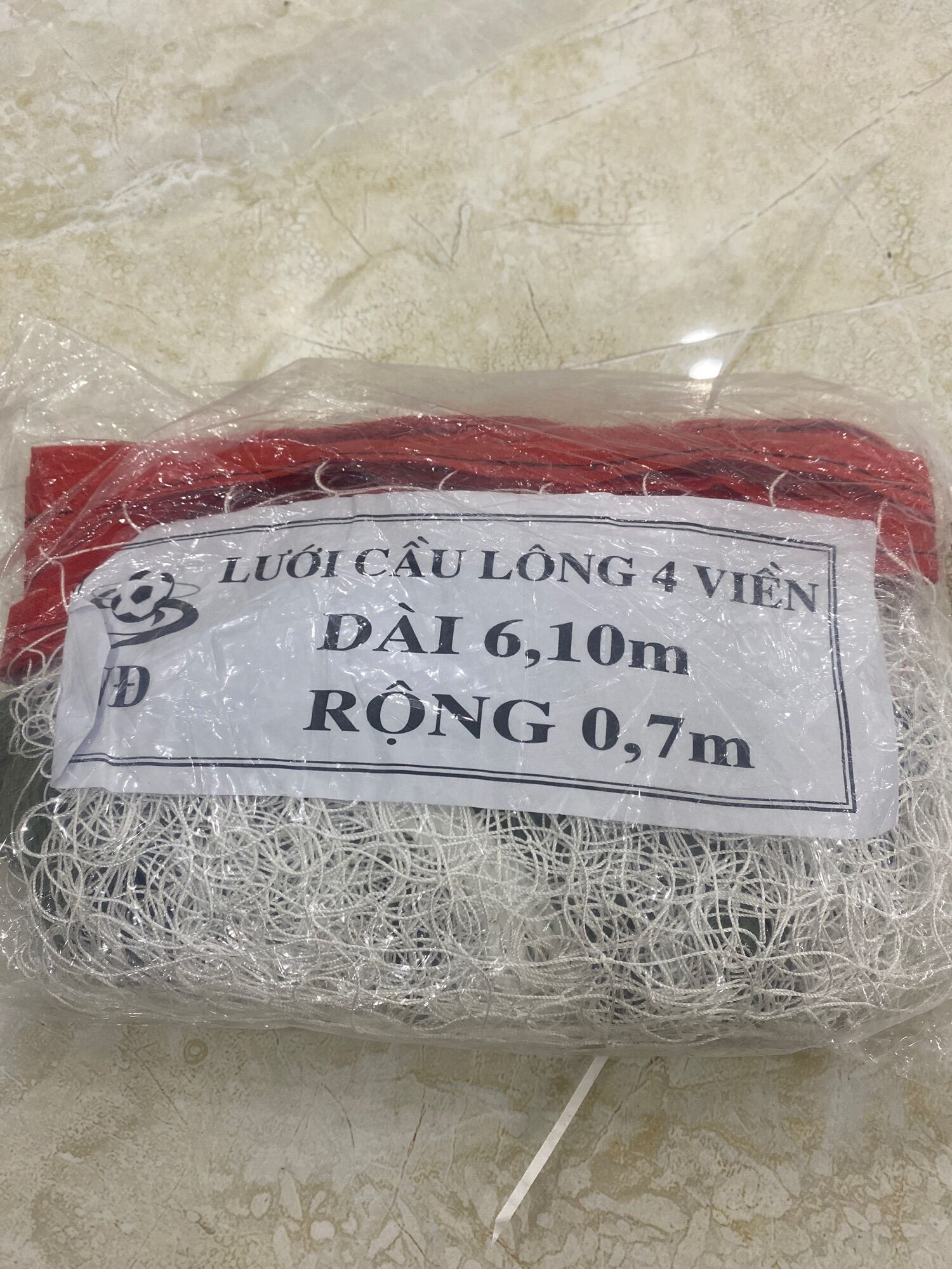 Lưới cầu lông 4 viền hải yến