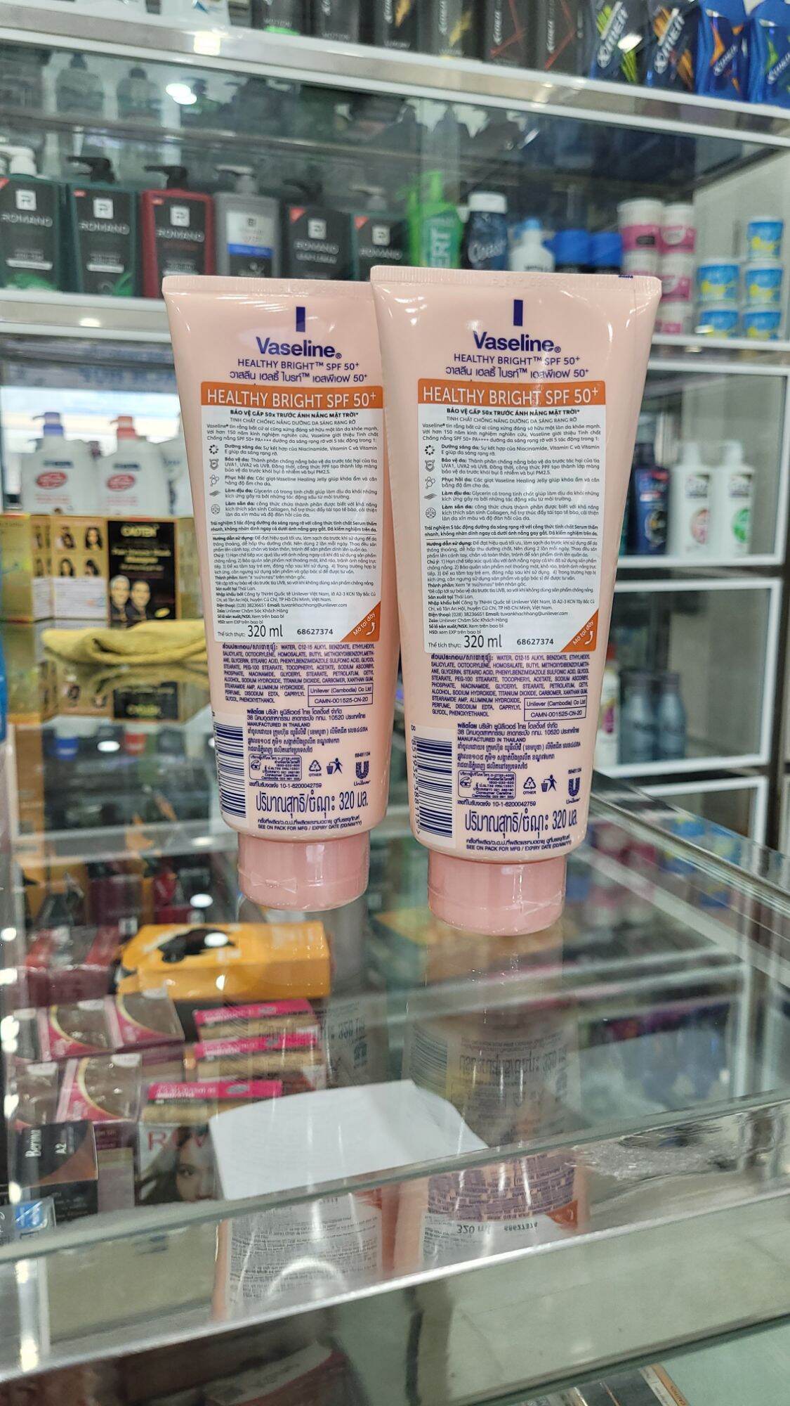 Serum dưỡng thể Vaseline 50X Thái Lan 320ml