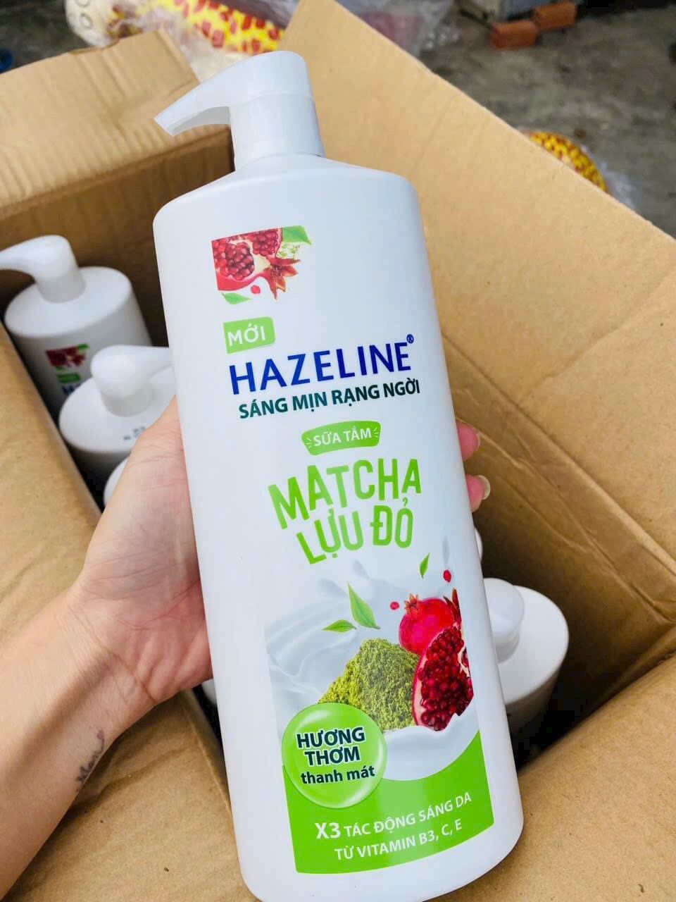 SỬA TẮM HAZELINE 1 lít
