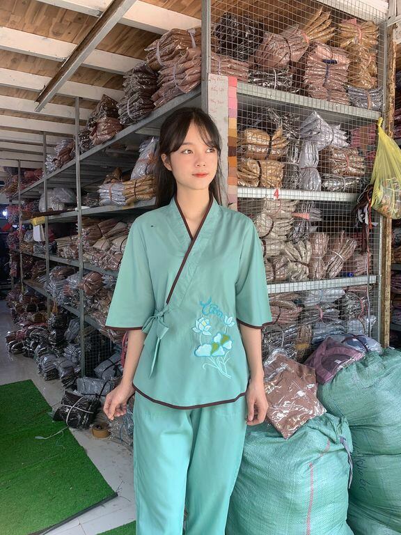 ĐỒ LAM ĐI CHÙA MẪU NỮ XÉO THÊU