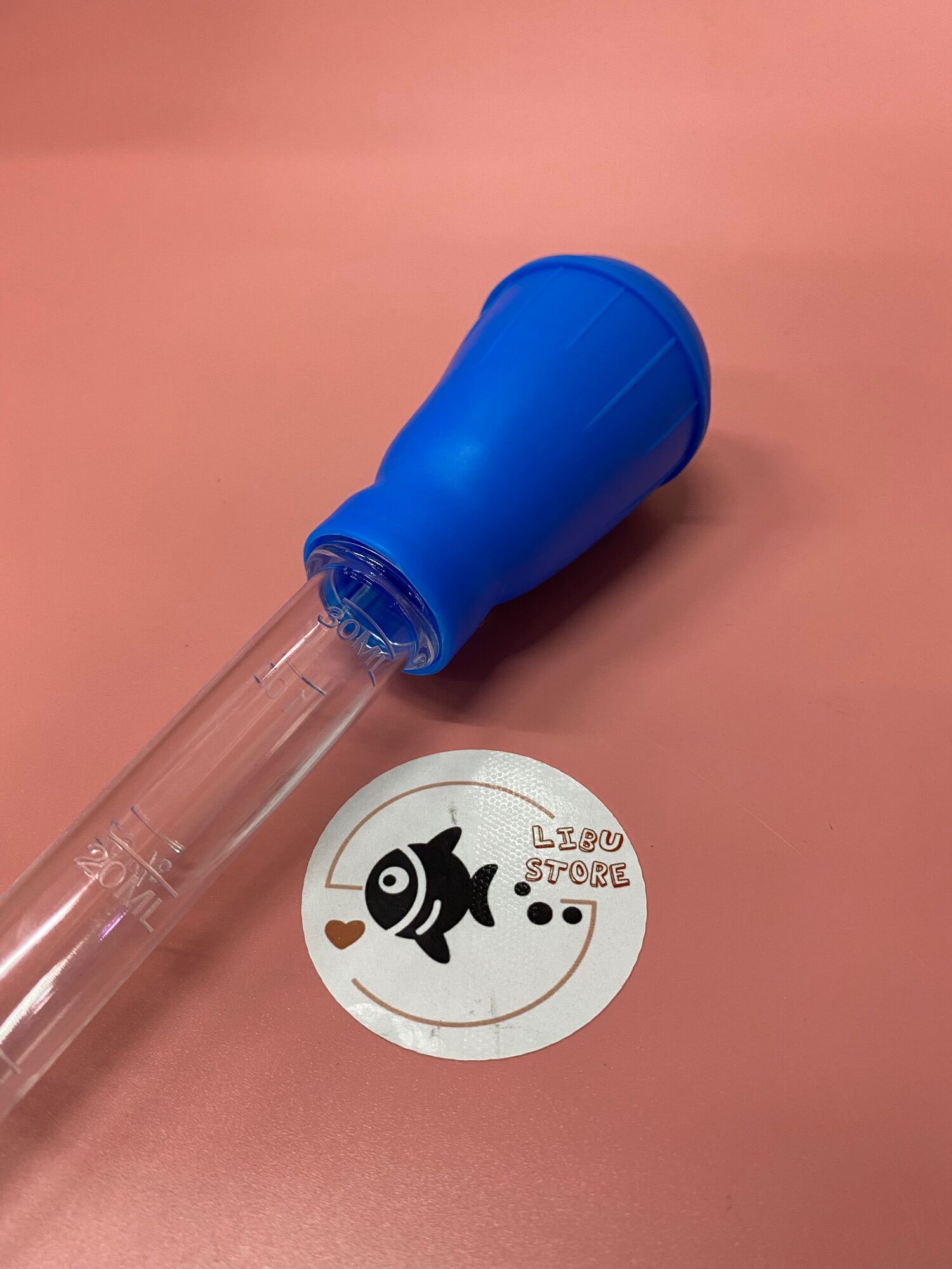 Ống hút phân cá loại NHỎ 30 ML - Hút cặn bẩn hồ cá