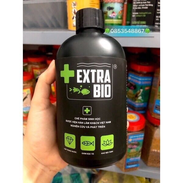 Men Vi Sinh Extra bio cao cấp cho cá cảnh, thủy sinh 500ml