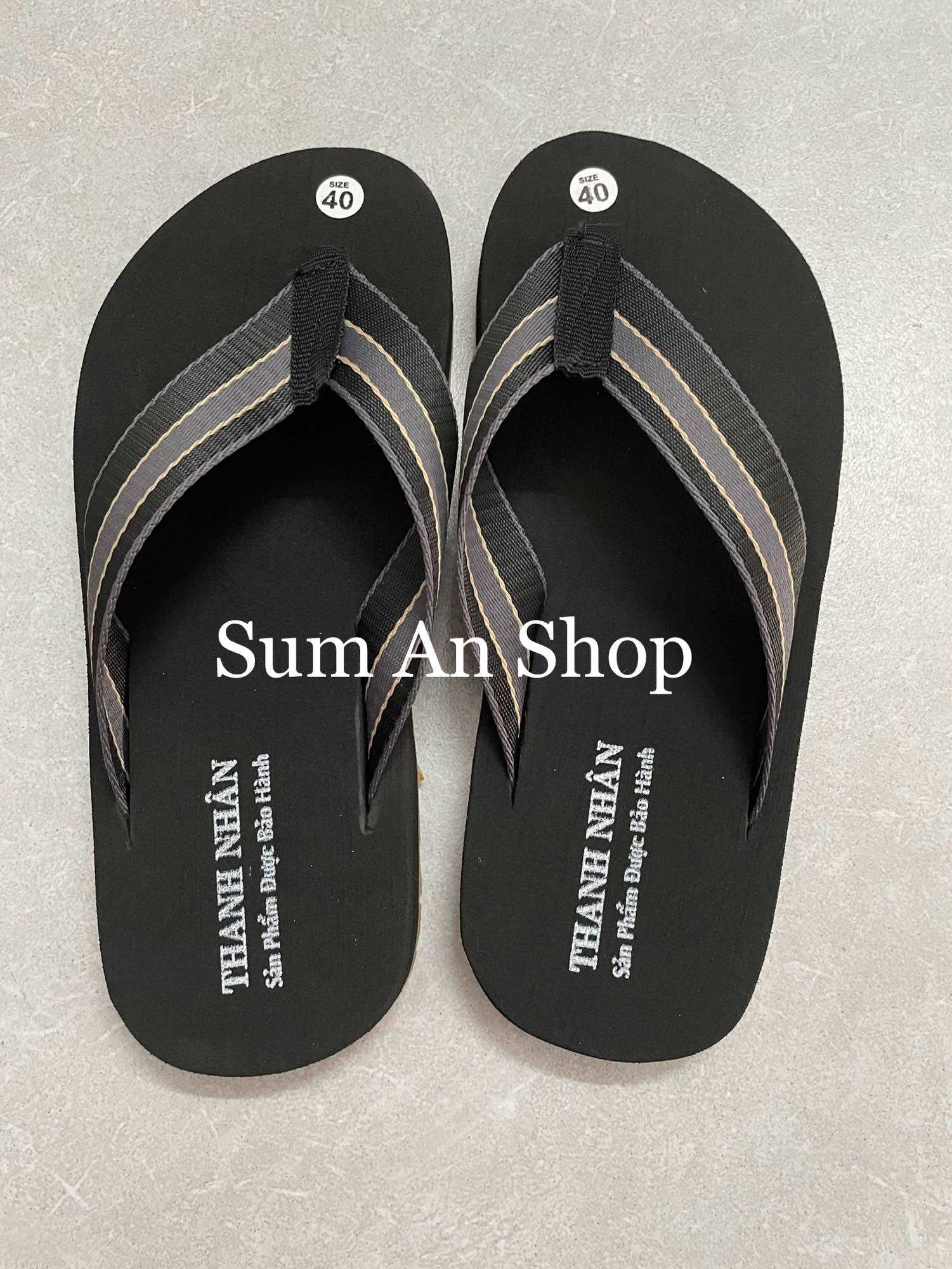 Dép kẹp/tông đặt quai dù Nam