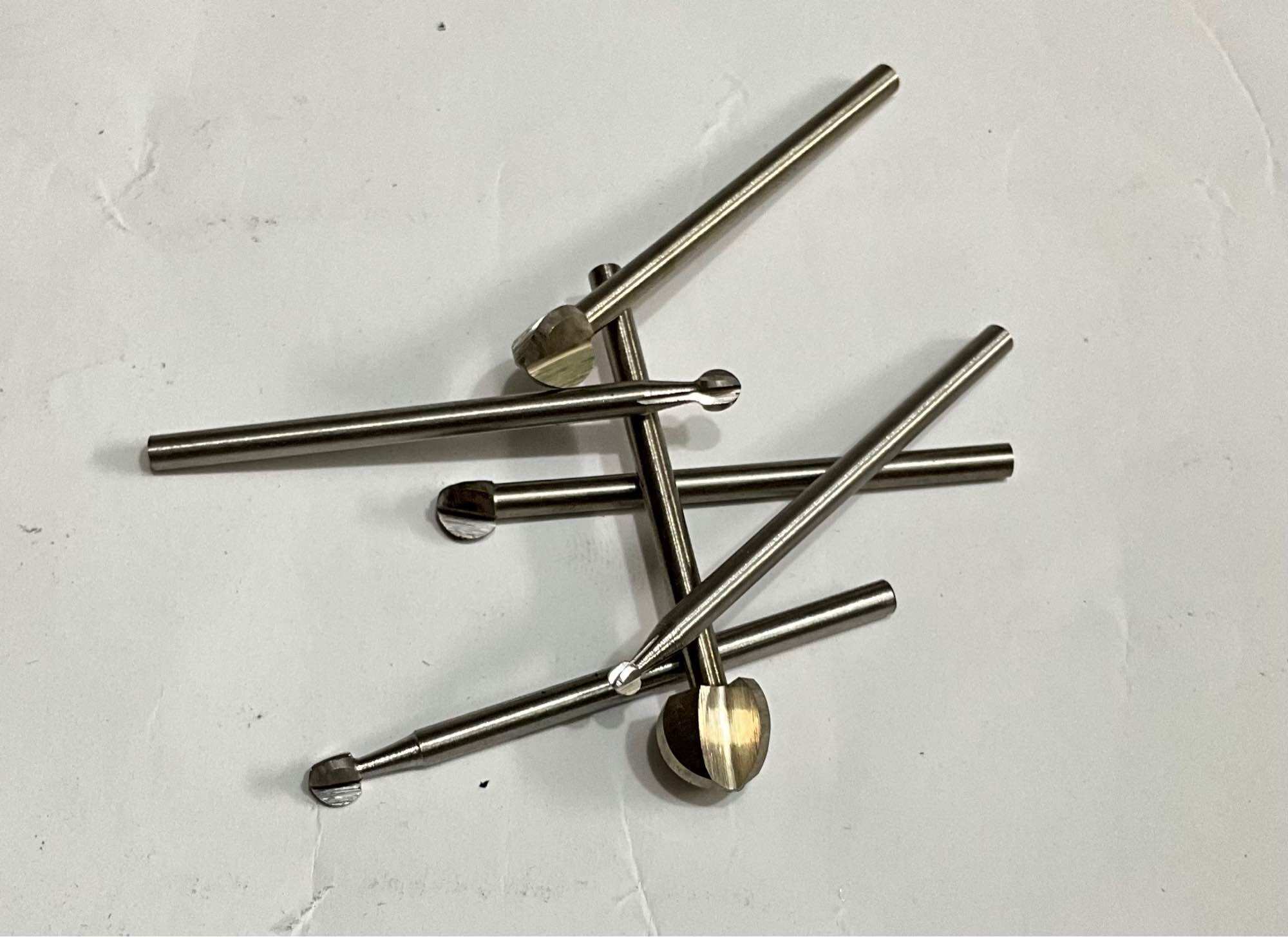 Phá thô cán 3mm (bộ 6 mũi quả đào cán 3mm)