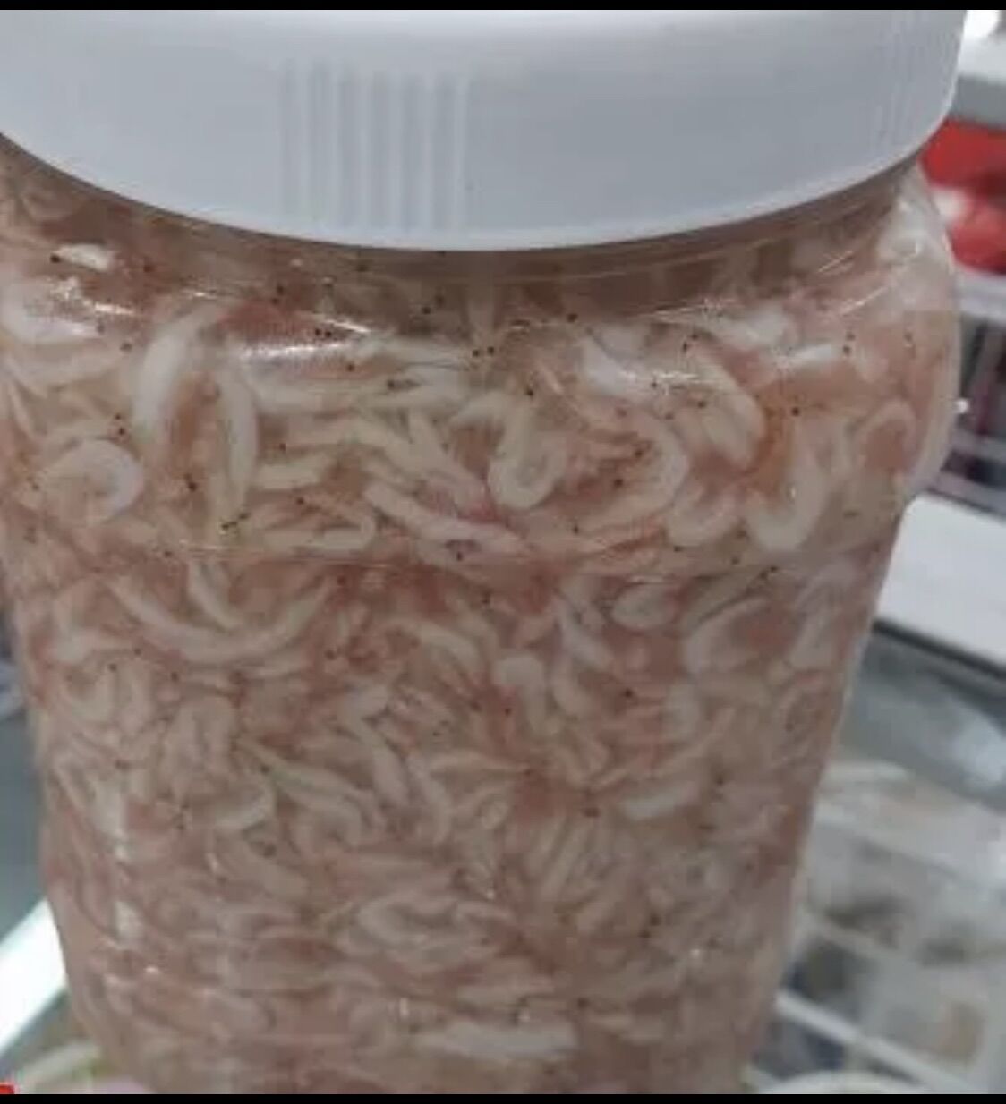 1 hủ 1 kg Mắm tép Hàn Quốc.