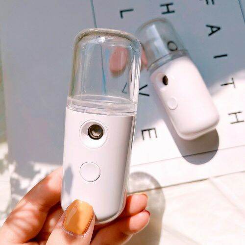 Máy phun sương xông mặt mini (màu trắng)