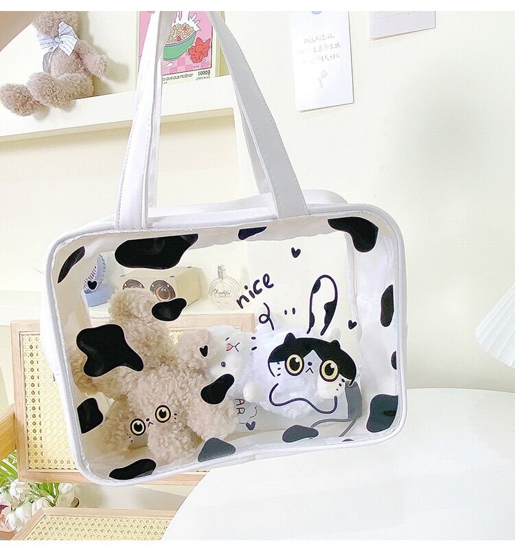 Túi đựng đồ du lịch, túi đựng đồ trang điểm hình in cute