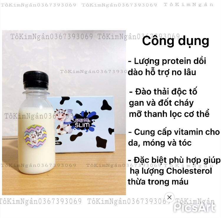 EMOSLIM - VITAMIN GIẢM CÂN VỊ SỮA TÁCH BÉO
